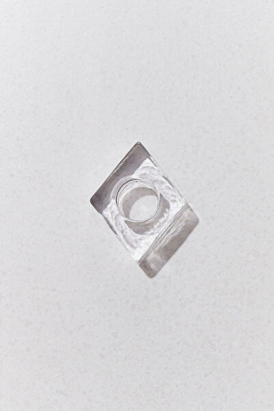 Paşabahçe Karo Tealight Mumluk Küçük Tekli