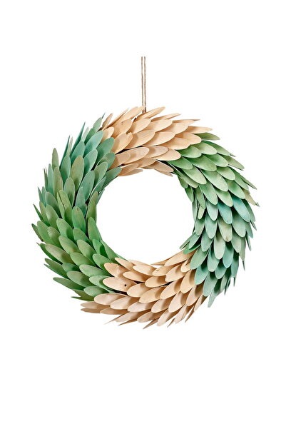 Paşabahçe Çelenk / Kapı Süsü 43 cm Yeşil