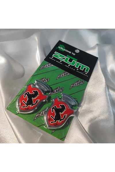 ZUM Autocolante Ferrari Arma Chrome Red 2'li