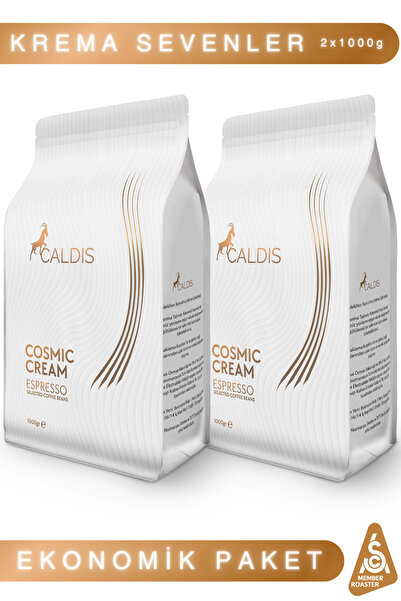 Caldis ® 2'li Cosmic Cream™ 1000 gr Espresso Çekirdek Kahve