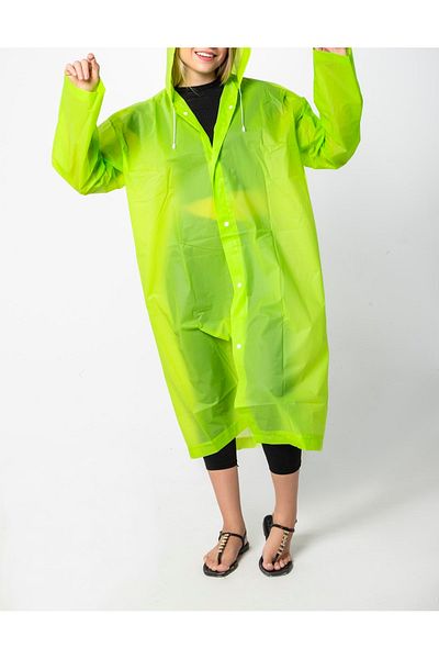 Boldy Unisex Oversize Αδιάβροχο - Πόρτα - Κουμπί - Αδιάβροχο