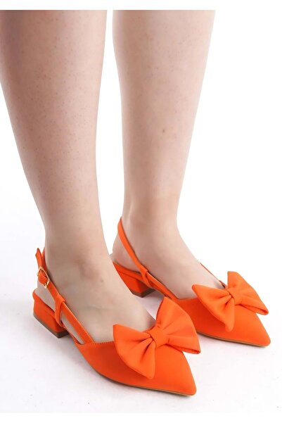 Kocamanlar Ayakkabı Narandžaste baletne cipele sa otvorenim prstima i lučnim ...