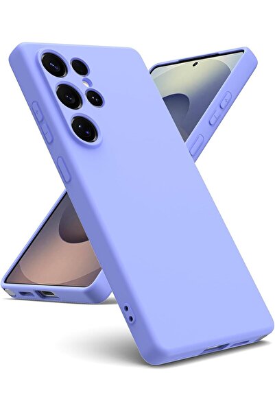 Rivor Samsung Galaxy S25 Ultra Uyumlu Kılıf Kamera Çıkıntılı İpeksi Yumuşak D...