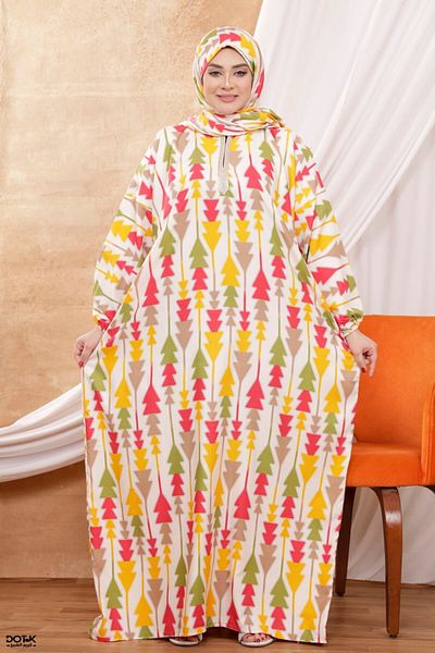 Genrics Generies Viscose Prayer Shawl with Attached Scarf