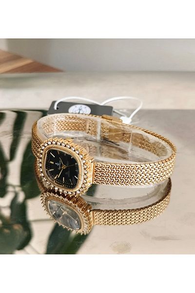 Skmei Unisex Wicker Lanyard Women's Watch with Stones - 2 Colors Copper