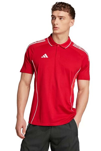 adidas Red Men's T-Shirt Tiro 25 Competition Polo T-Shirt