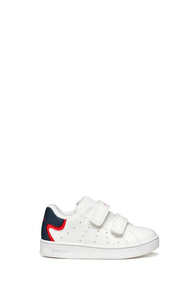 Geox Men's Sneaker - B365La000Bcc0653 White Eclyper Synt. Lea Double Banded