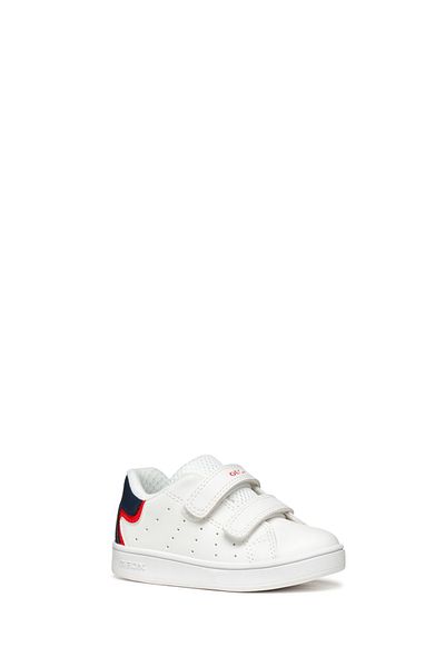 Geox Men's Sneaker - B365La000Bcc0653 White Eclyper Synt. Lea Double Banded
