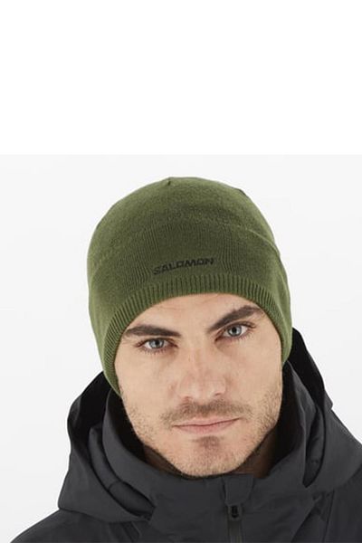 Salomon Lc 2302200   Beanie Unisex Beanie - Khaki