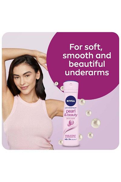 NIVEA Pearl & Beauty Deodorant Spray for Women 150ml 150ml
