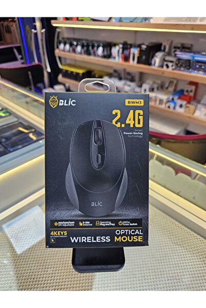 Blic BWM3 Kablosuz Optik Mouse 2.4G