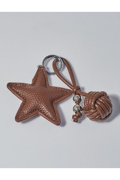 Kayra Star Figured Charm - Coffee Key