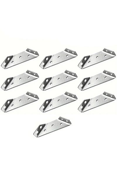 Choice 10PC 10/20/40/50pcs Thickened Stainless Steel Angle Code 90 Degrees Right Angle Fixed Bracket Furnit