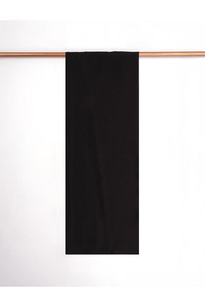 Kayra Wool Blended Black Woven Shawl