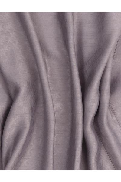Kayra Dark Gray Logo Wool Shawl