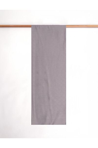 Kayra Wool Blend Woven Shawl Dark Gray