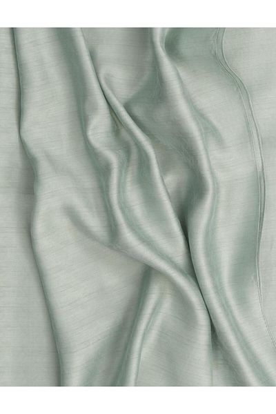 Kayra Μάλλινο Μικτό Σάλι με Λογότυπο Water Green