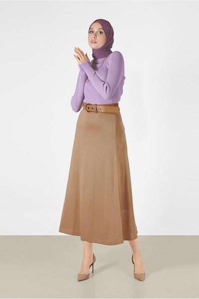 Alvina Knit Sweater - Turtleneck Collar, Model 42112