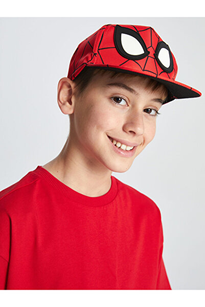 LC Waikiki Lcw Accessories Red Spider-Man Figured Boy Cap Hat