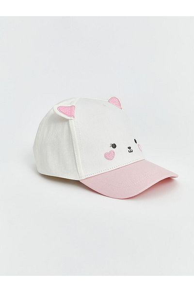 LC Waikiki Baby Girl Cap Hat with Animal Figure