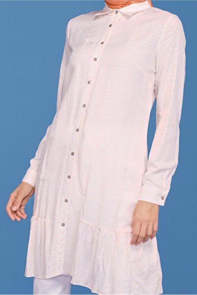 Alvina Patterned Tunic 40821 with Skirts Frill