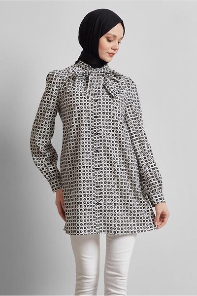 Alvina Patterned Tunic Model No: 45400