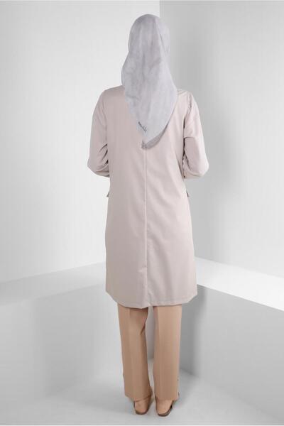 Alvina CROWACE COLLAR POCKET DETAILED VEST 43896