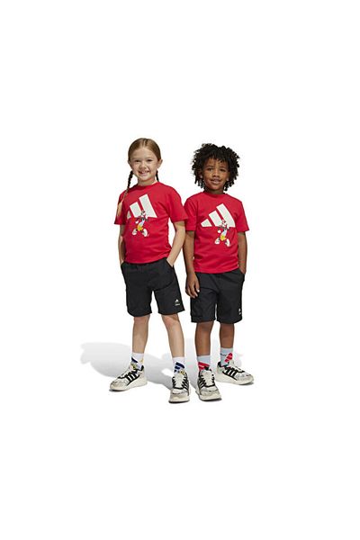 adidas Lk Dy mm t Set - Children's Casual Suit Jf3639 Red