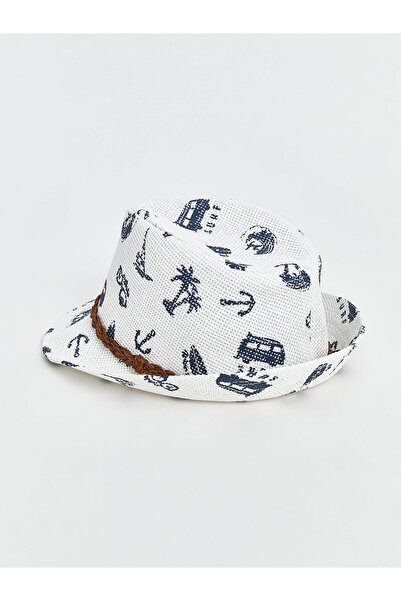 LC Waikiki LCWK Bedruckter Fedora-Hut für Jungen