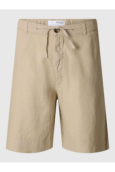 Selected Homme Shorts aus Leinengemisch Loose Fit