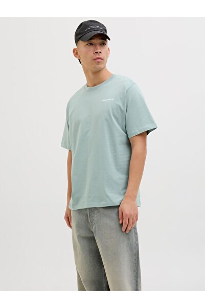 Jack & Jones Ανδρικό μπλουζάκι με στάμπα στην πλάτη και άνετη εφαρμογή - Μυκόνος