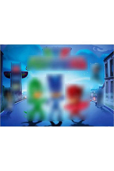 Karll Photo backdrop for children's party, vinyl, multicolor, 120 x 80 cm