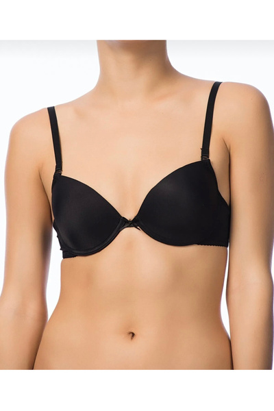 Şana Look Siyah Askısı Çıkabilen Desteksiz Micro Sütyen