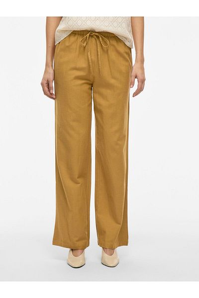 VILA Hose mit mittlerer Taille
