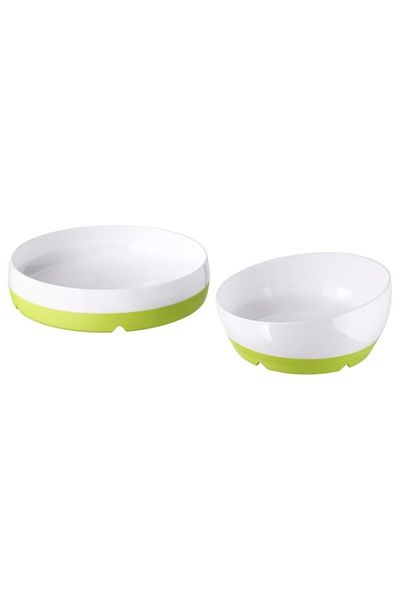 IKEA SMÅGLI Kids' Plate & Bowl – BPA-Free, Durable, Microwave & Dishwasher Safe, Easy to Use & Stackable