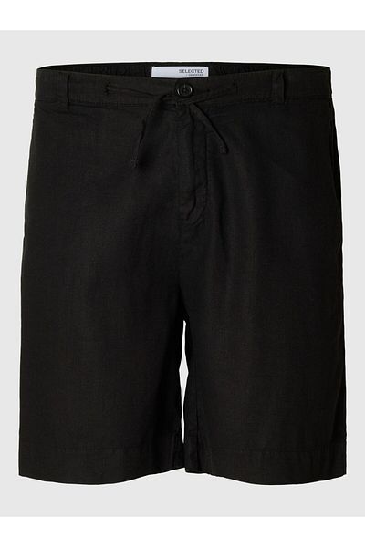 Selected Homme Shorts aus Leinengemisch Loose Fit