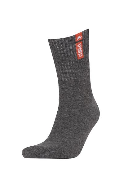 DeFacto Men's 5-Piece Cotton Long Socks Y2545Azns