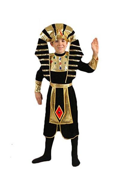 Masal Kostüm Firavun Mısırlı Erkek Çocuk Kostümü Uk-05