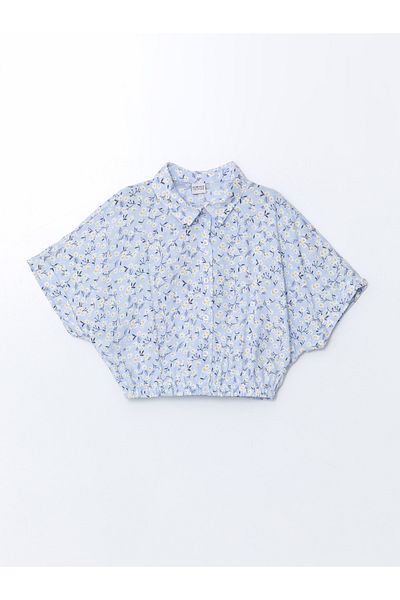 LC Waikiki Floral κοριτσίστικη μπλούζα Crop