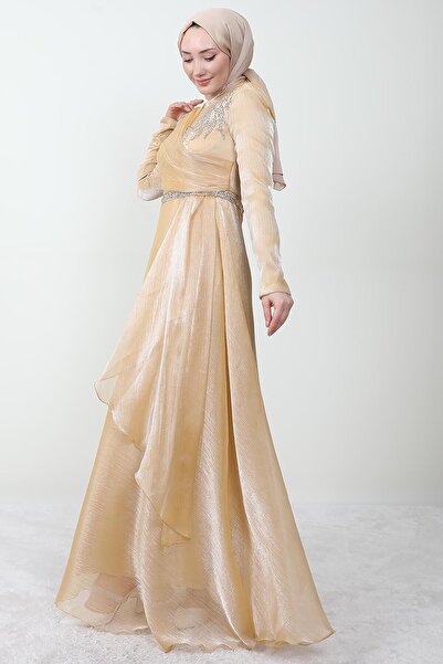 GİYZAMİLA Βραδινό φόρεμα Hijab Eliza Χρυσό