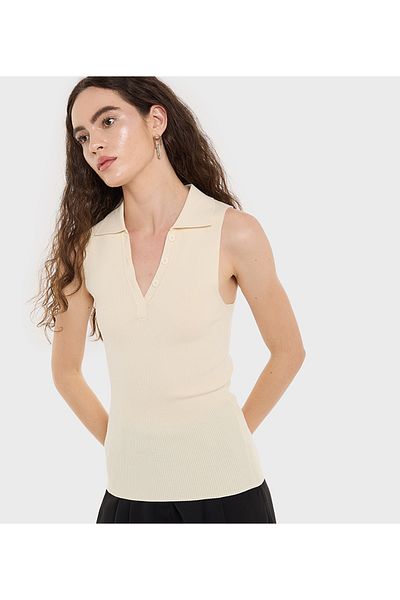 BCBG WOMENS-KNIT BLOUSE