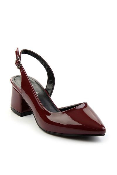 Bambi Burgundy Women's Classic Heeled Shoes K 01471060208