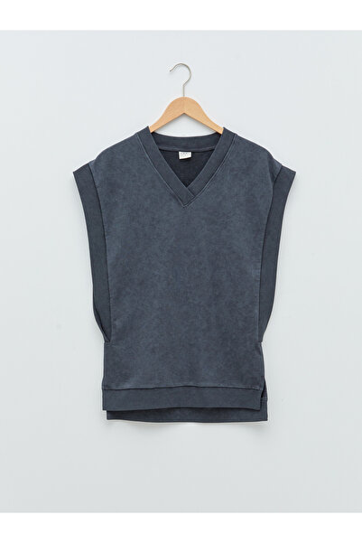 LC Waikiki V Neck Sleeveless Basic Boy Sweatshirt