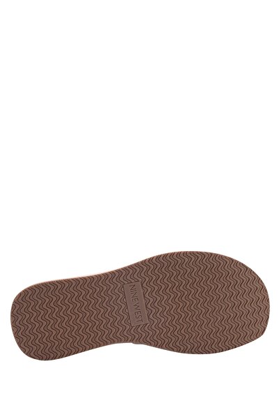 Nine West SASI 3FX Mink Women's Thick Sole Sandals