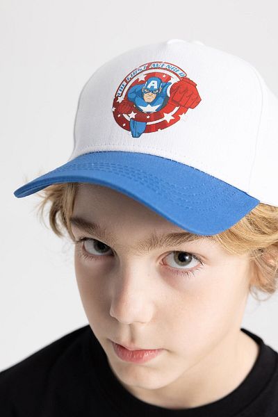 DeFacto Șapcă de baschet din bumbac Marvel Avengers pentru băieți - C0545a824sm
