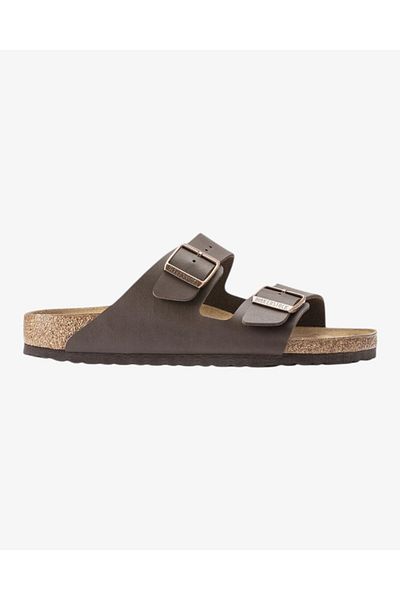 Birkenstock Arizona Birko-Flor Brown Slippers 051703