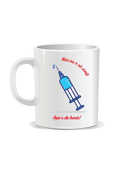 OEM Personalized white mug, You won't even feel it, it's that good, INOVATIX®. 330 ml