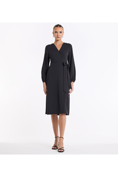 BCBG فستان نسائي منسوج