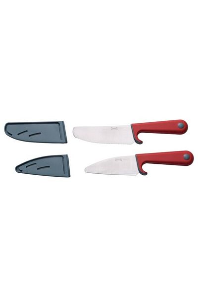 IKEA SMÅBIT Kids' Knife Set – 2-Piece, Safe & Ergonomic, Stainless Steel, Easy to Use, Dishwasher Safe