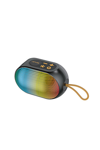 Lenyes S212 Su Geçirmez RGB Işıklı Askılı Taşınabilir Kablosuz Bluetooth Hopa...